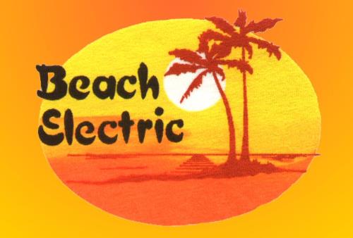 Palm tree sunset Logo